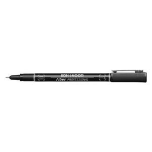 Koh-i-Noor DH2105-10 Confezione 10 Penne a Fibra Calibro 0,5 Nero