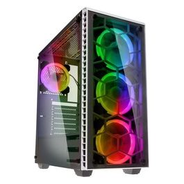 Observatory ARGB Middle Tower Vetro Temperato No Power MinITX mATX ATX E-ATX Bianco