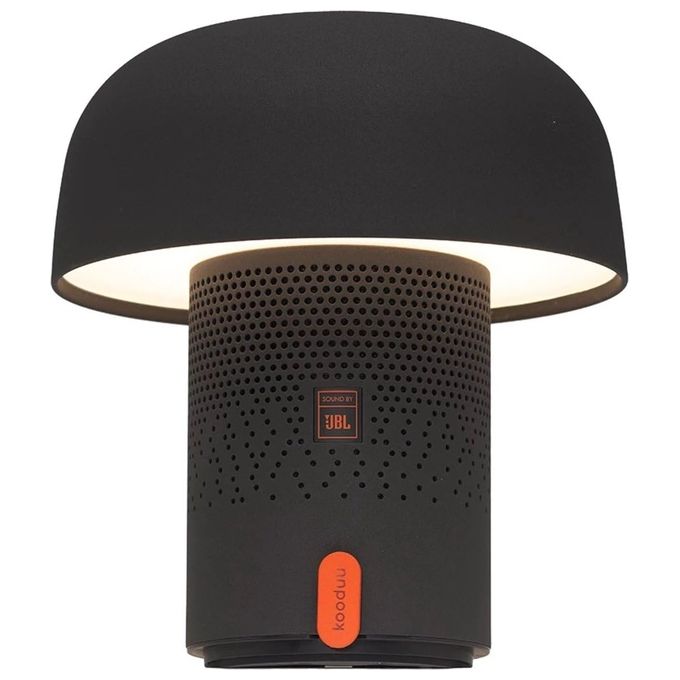 Kooduu Sensa Play KO15-0120LS038-02 lampada bluetooth con speaker JBL LED dimmerabile 10W audio 360° IP53 batteria 8h antracite