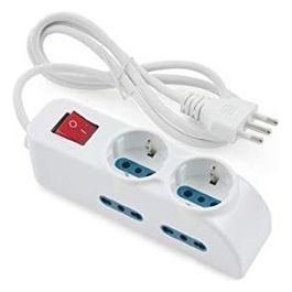 Multipresa 6 P 2 Schuko 4 Bipasso C/Inter.3500W