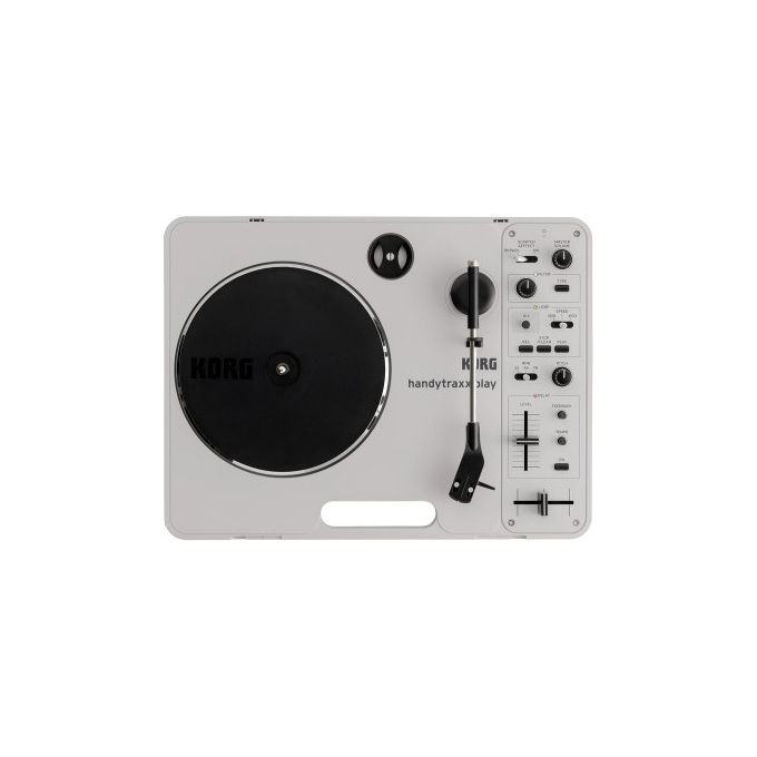 Korg, Giradischi Portatile Handytraxx Play, Grigio