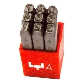 Punzoni Numeri 4mm 65015