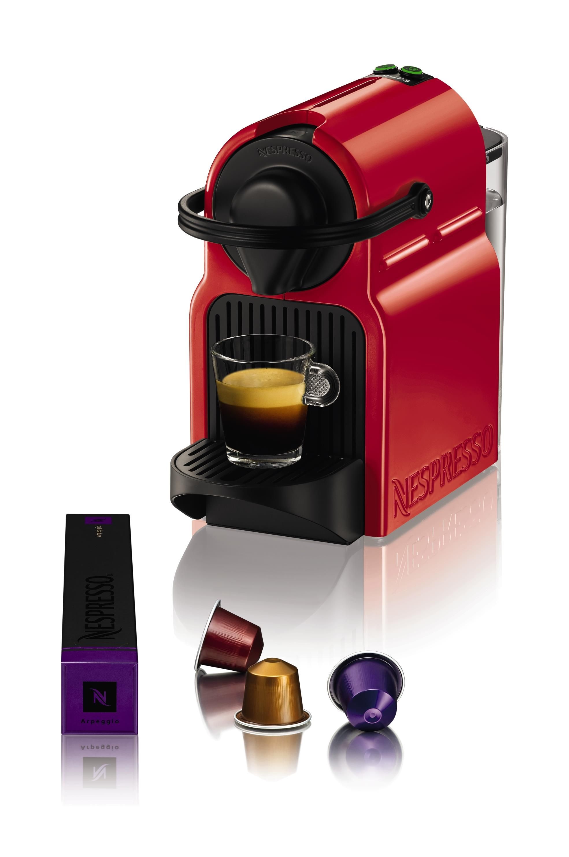 Krups nespresso essenza mini , macchina caffè nera - xn1108