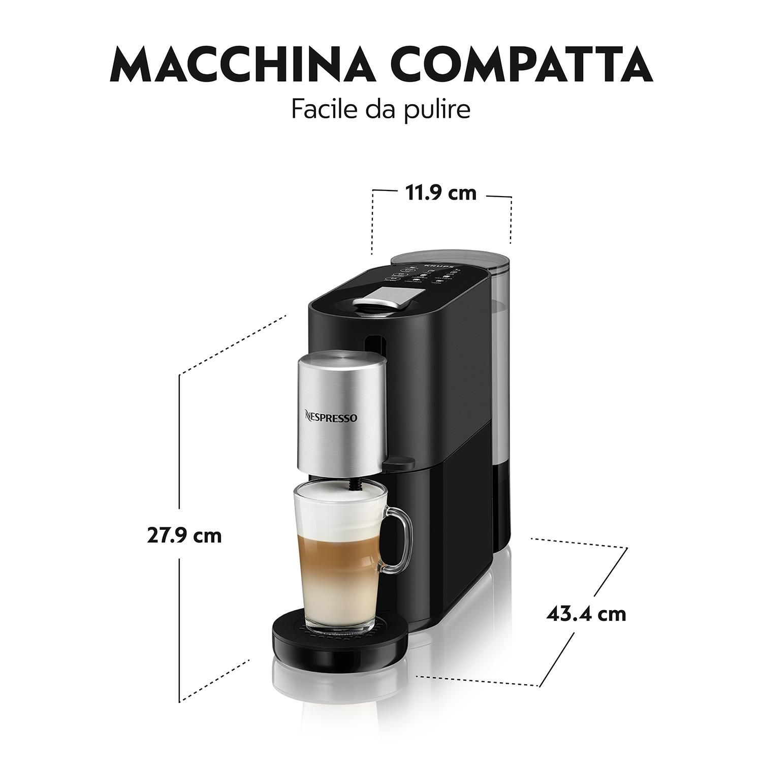 Krups Nespresso ATELIER XN890 Macchina per Caffe' a Capsule