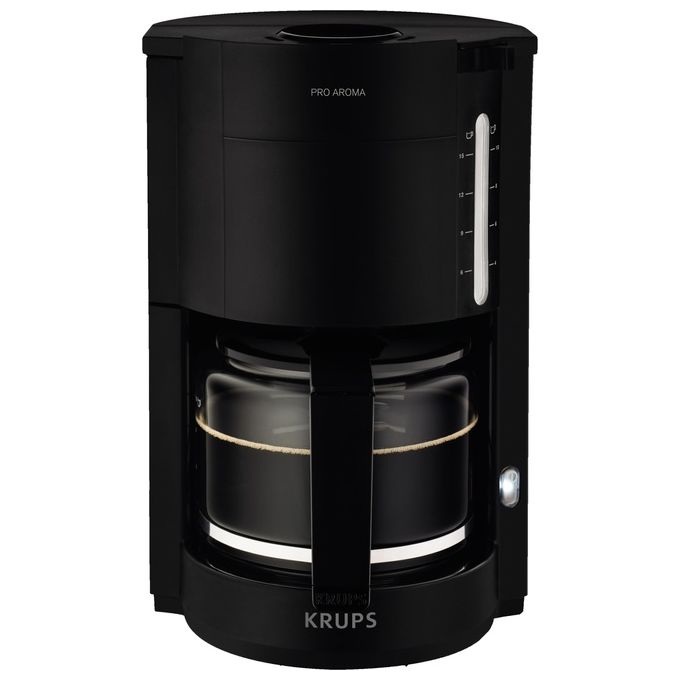 Krups ProAroma Macchina da Caffe' con Filtro 1,25Lt 15 Tazze Nero