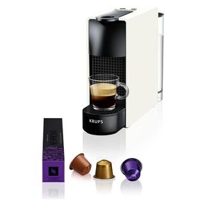 Krups Essenza Mini XN110110 Freestanding Pod Coffee Machine Black,White 0.6 L 1 Cups Manual-image
