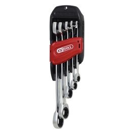 DUO GEARplus 5 Pezzi Set Chiavi a Cricco Combinate