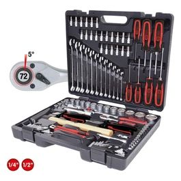 Set di Chiavi a Bussola 97 Pezzi 1/4" + 1/2"