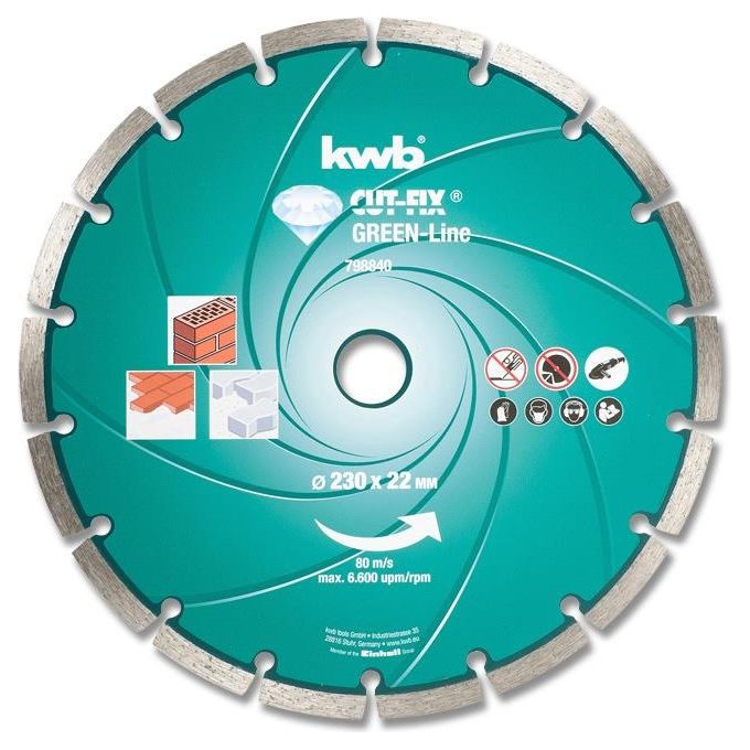 Kwb Disco Diamantato 180Mm Green
