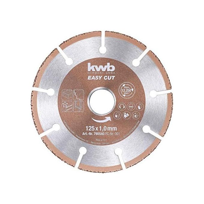 Kwb Disco Taglio Metallo Duro Diametro 125Mmx1Mm