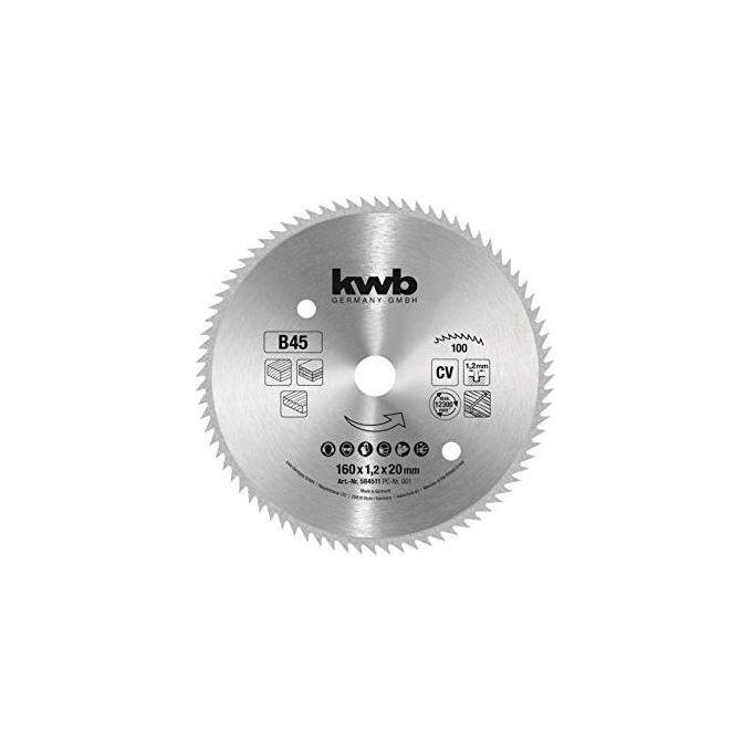 Kwb Lama Legno D.160X20 Mm - 100 Denti