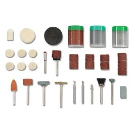 Kwb Set 105 Accessori Per Mini Smerigliatrici A Stelo Gambo 3,2 Mm