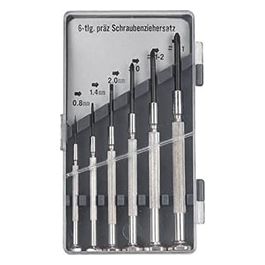 Set Cacciaviti Di Precisione 6 Pz (Ph 0/1/2 & Slot 0.8/1.4/2 Mm) 