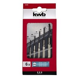Set Cacciaviti Di Precisione 6 Pz (Slot 0.8/1.4/2/2.4/2.9/3.8 Mm) 