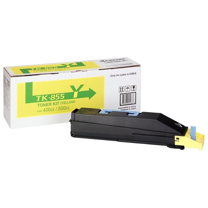 immagine di Kyocera 1T02H7BEU0 TK-855Y Toner Originale Laser Resa 18000 Pagine colore Giallo