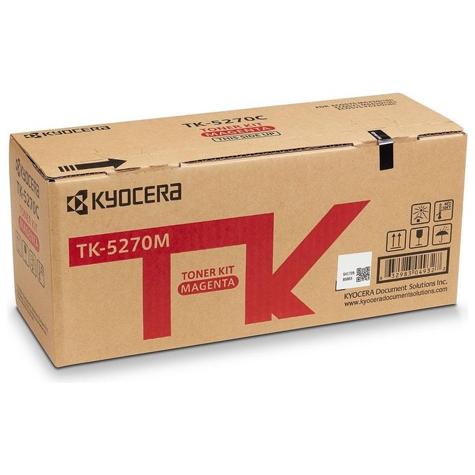 Kyocera TK-5270M Toner Originale Laser ECOSYS M6230cidn M6630cidn P6230cdn 6000 pagine colore Magenta