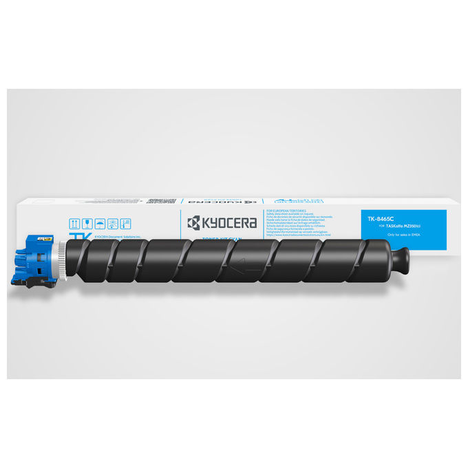 Kyocera TK-8465C 1T0C2LCNL0 Cartuccia Toner Ciano Originale