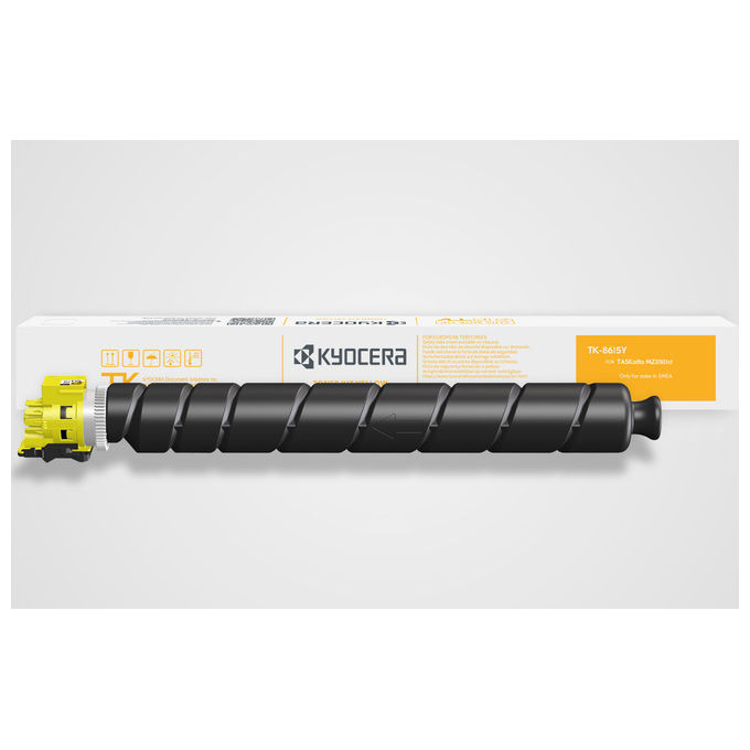 Kyocera TK-8615Y 1T0C2LANL1 Cartuccia Toner Originale Giallo Per Taskalfa