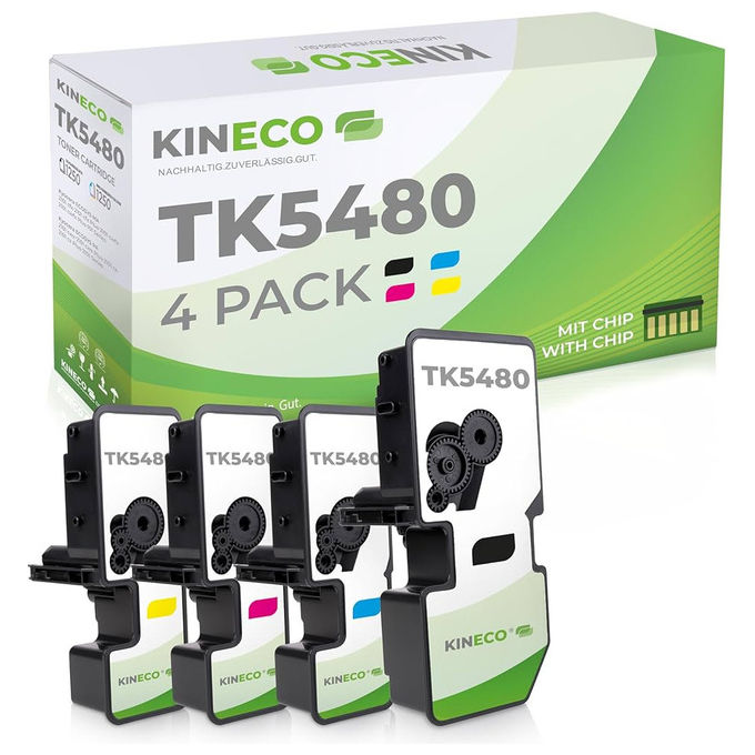 Kyocera toner originale ciano TK-5480C TK5480C 1T0C22CNL0 1250 pagine compatibile con ECOSYS PA2101cx MA2101cfx