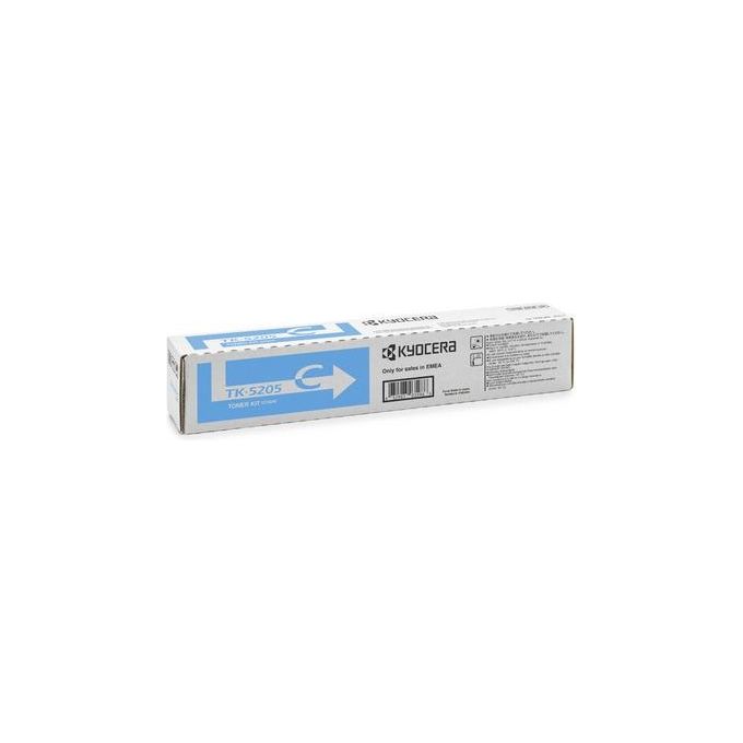 KYOCERA 1T02R5CNL0 TK-5205C Cartuccia Toner Originale Ciano Resa 12000 pagine colore Ciano