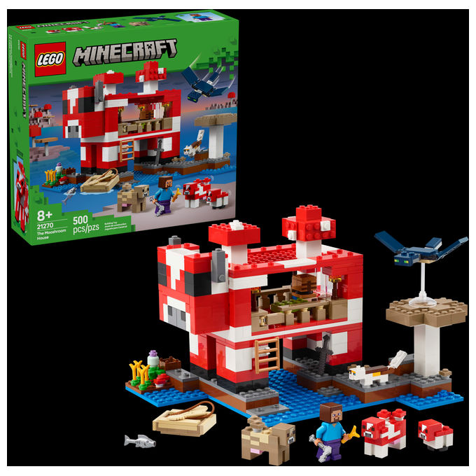 Image of LEGO Minecraft La casa del Mooshroom 21270