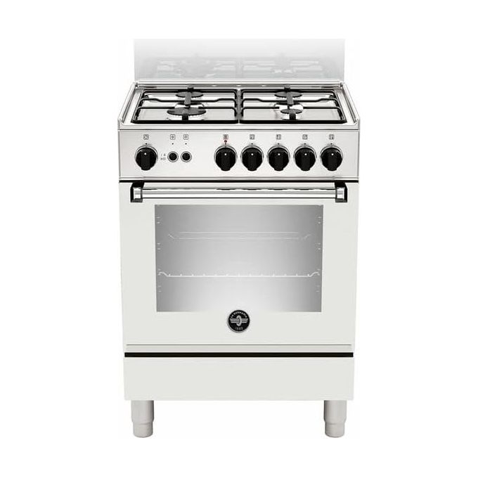 La Germania Americana AMN654GBV Cucina Piano Cottura a Gas Bianco Classe Energetica A+