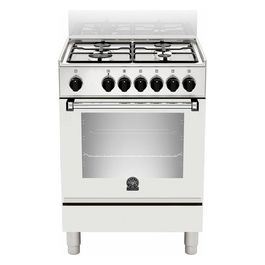AMN104MFESWE Cucina Americana 4 Fuochi Forno Multi5 Bianco 60x50cm