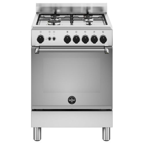 AMN664GXV/24 Americana Cucina 60cm Inox 4 Fuochi a Gas Forno Singolo a Gas