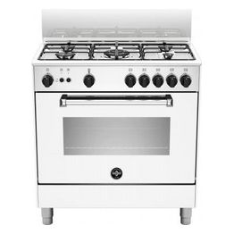 La Germania AMN855GBV Cucina a Gas 5 Fuochi Forno a Gas Ventilato 75 Litri Bianco