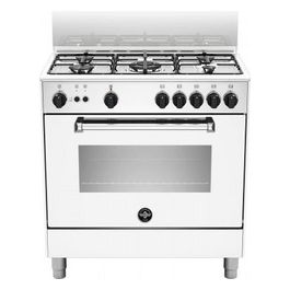 La Germania AMN855GBV Cucina a Gas 5 Fuochi Forno a Gas Ventilato 75 Litri Bianco