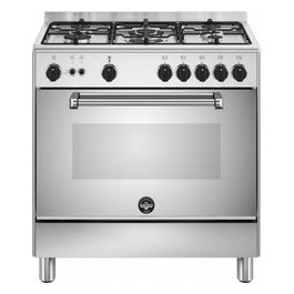 AMN855GXV24 Americana Cucina 80x50cm 5 Fuochi a Gas Forno a Gas Ventilato Inox