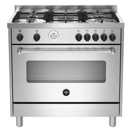 La Germania AMN965EXT/21 Cucina con Piano a Gas Forno Elettrico 5 Fuochi Classe Energetica A Inox