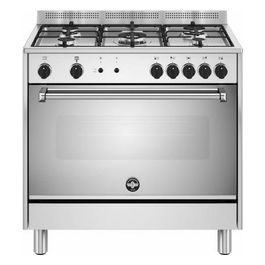 AMN965GXV24 Cucina con piano a gas 5 fuochi forno a gas acciao inox