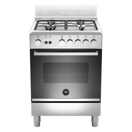 Futura FTR664EXV Cucina Gas 4 Fornelli con Forno Elettrico da 60 cm Nero Acciaio inossidabile