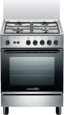 La Germania S140 21 X Cucina a gas 4 fuochi Forno a gas Inox
