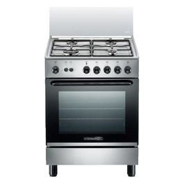 La Germania S140 21 X Cucina a gas 4 fuochi Forno a gas Inox