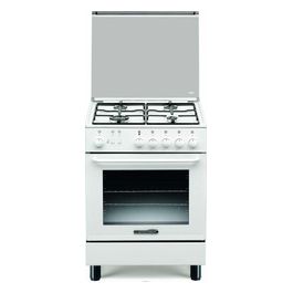 La Germania S140 41 W T Cucina a gas 4 fuochi Forno el. Classe A Bianca