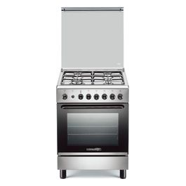 La Germania S640 51 X T Cucina a Gas 4 fuochi forno elettrico 53 litri Acciaio inox