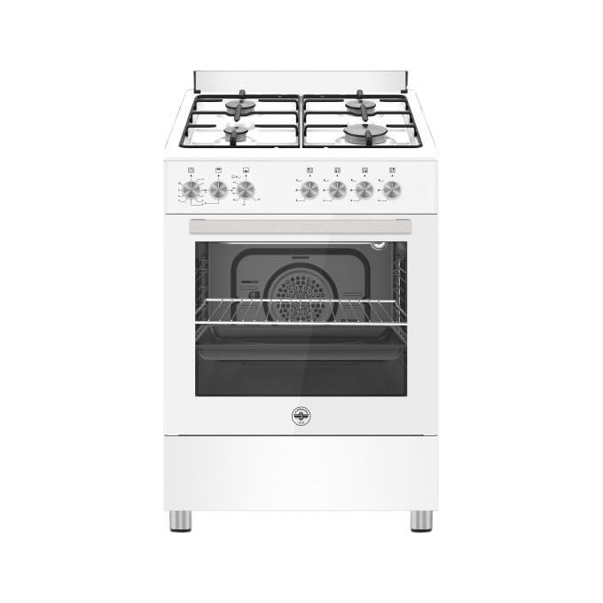 La Germania SE664GB24 Cucina con Piano Cottura a Gas Forno a Gas 60cm Bianco