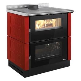 Cucina a Legna VERONA XXL MAIOLICA VST Bordeaux