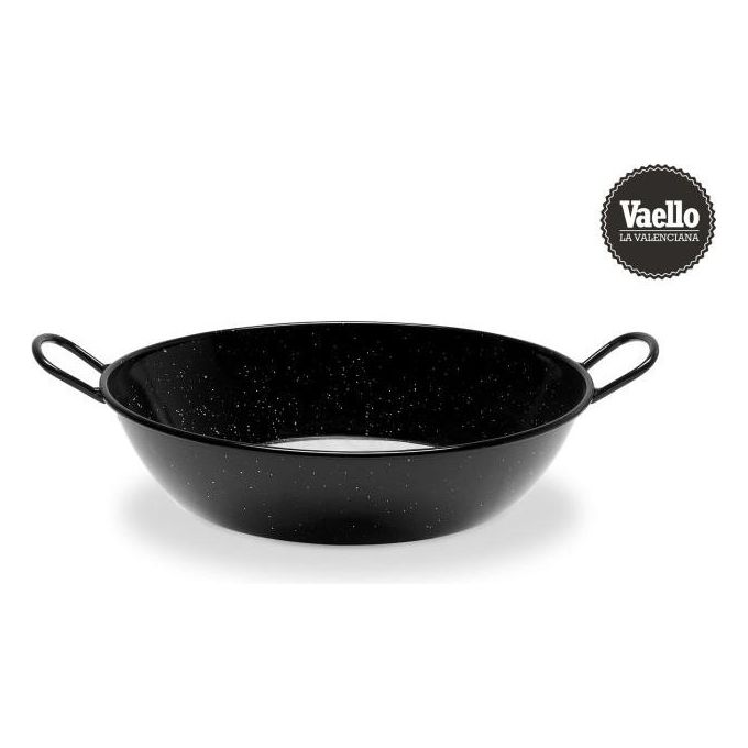 La Valenciana Tegame Fondo 2 Manici Ferro Smaltato 28cm