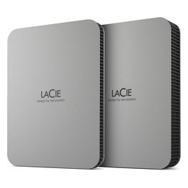 LaCie Mobile Drive 1Tb V2 Usb-C Moon Silver