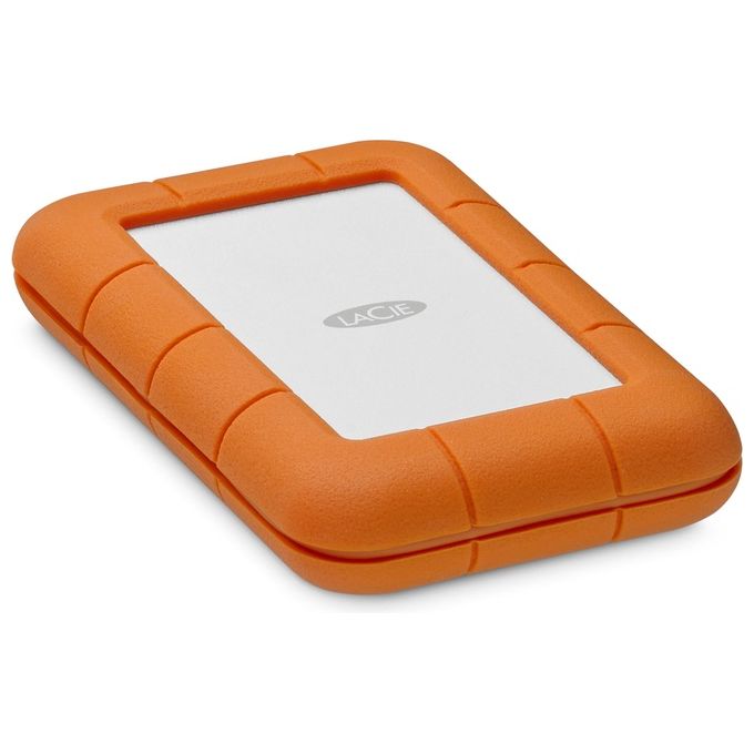 LaCie Rugged Secure Disco Rigido Esterno 2000Gb Arancione-Bianco