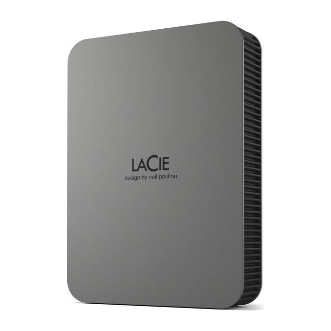 Lacie STLR5000400 5Tb Mobile Drive Secure Usb-C 3.1 Space Grey