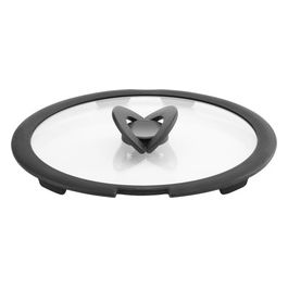 Coperchio Vetro 24cm Ingenio Manicatura Salvaspazio Bordo in Silicone