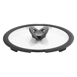Coperchio in Vetro 26cm Ingenio Manicatura Salvaspazio Bordo in Silicone