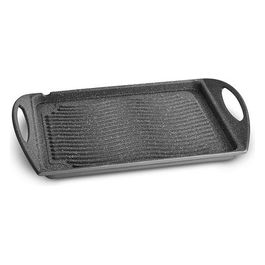 Piastra Antiaderente 34x26cm Effetto Marmo