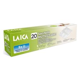 20 Sacchetti Riutilizzabil 10-22x34cm e 10-26x34cm