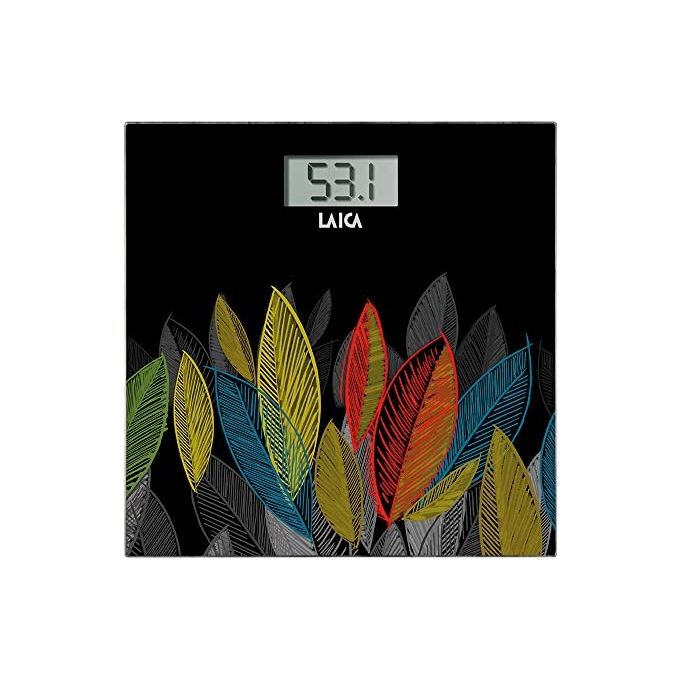 Laica Bilancia Pesapersone Elettrica 180Kg Nera