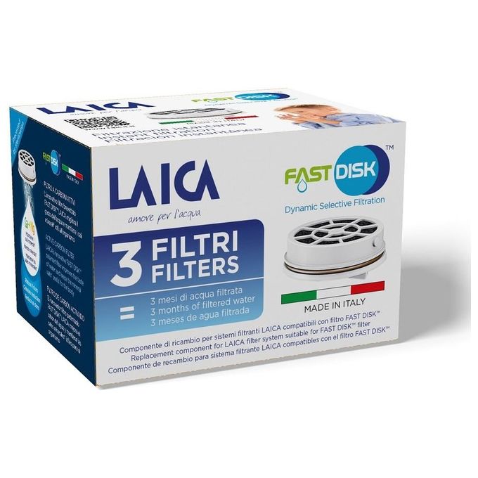 Laica Confezione 3 Filtri FASTG DISK